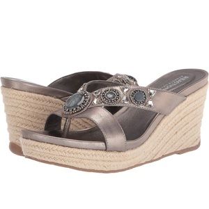 Kenneth Cole Reaction Women's Slip on Wedge Sandal